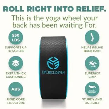 UpCircleSeven Yoga Wheel for Back Pain Relief