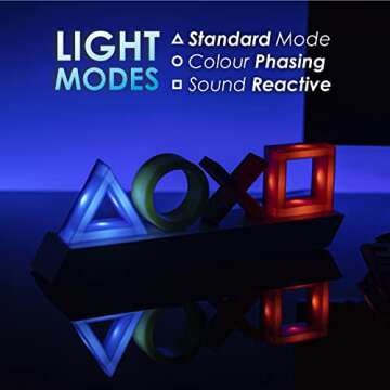 Paladone PlayStation Icons Light - 3 Light Modes
