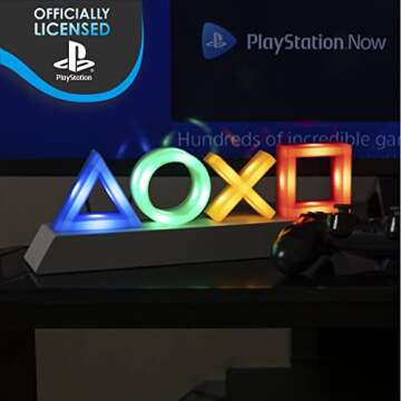 Paladone PlayStation Icons Light - 3 Light Modes