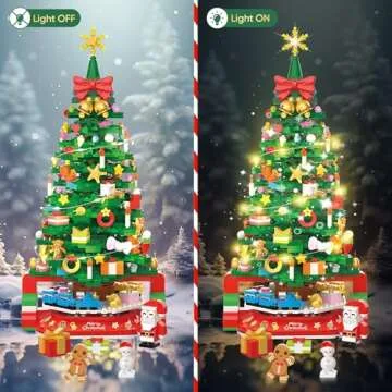 Hadrono Advent Calendar 2024 Christmas Tree Building Set