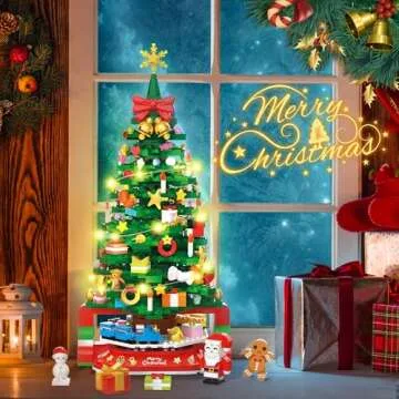 Hadrono Advent Calendar 2024 Christmas Tree Building Set