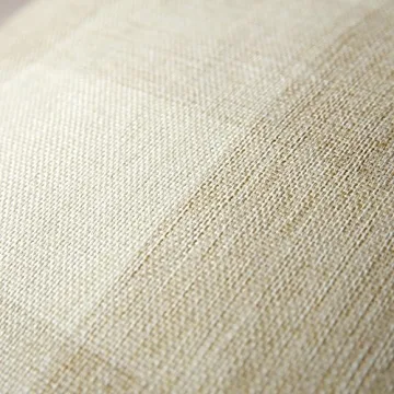 MIULEE Pack of 2 Farmhouse Buffalo Check Plaids Polyester Linen Soft Soild Decorative Square Throw Pillow Covers Outdoor Home Decor Cushion Case for Sofa Bedroom 18x18 Inch Cream White and White