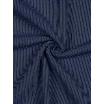 Womens Summer Crop Tank Flowy Going Out Tops Muscle Tank Casual Racerback Yoga Athletic Shirts Sleeveless Halter Neck Running Workout Tank Tops Fitness Gym Tops(Navy Blue Medium)