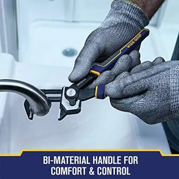 IRWIN VISE-GRIP Adjustable Pliers, Plumbing, Tongue & Groove, 8-Inch (IRHT82635)