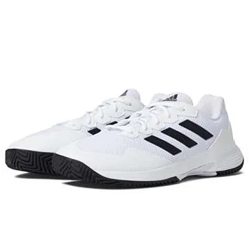 Adidas Men's Gamecourt 2 Tennis Shoes - Lightweight & Eco-Friendly for Sports