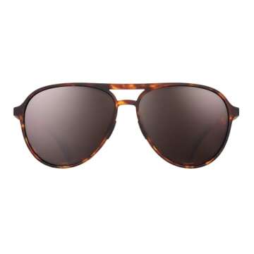 goodr Amelia Earhart Polarized Aviator Sunglasses for Active Lifestyles
