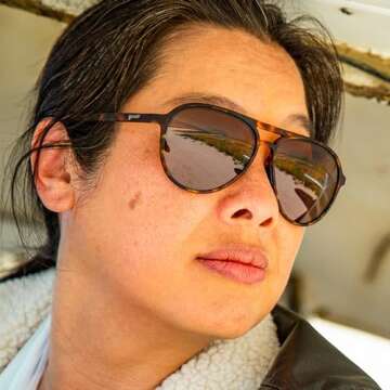 Stylish goodr Amelia Earhart Polarized Aviator Sunglasses