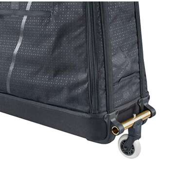 EVOC Bike Travel Bag Pro, Aqua Blue, Includes Bike Stand, Clip-On Wheel 2.0 and Frame Pad