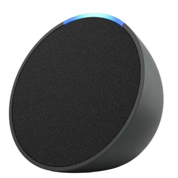 Echo Pop with WiZ 60W Smart Color Bulb - Voice & App Control