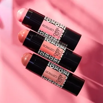 Catrice | Cheek Flirt Face Stick | Highly Pigmented, Creamy Blush Stick | Eyes, Cheeks, & Lip Tint | Free From Gluten & Parabens | Vegan & Cruelty Free (030 | Rock'n'Rose)