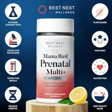 Mama Bird Prenatal Care - Vegan Multivitamin for Moms