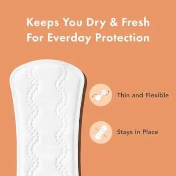 Rael Feminine Care, Period Essential for Women - Organic Cotton Cover Regular & Overnight Pads for Women, Regular Panty Liners and Feminine Wipes