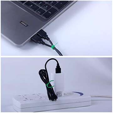 TWIES Reel Twist Ties 328 feet, PE Plastic Coated – Built-in Cutter for Garden Plant Support – Garden Plant Ties for Indoor, Outdoor, Home and Office Use… (Green)