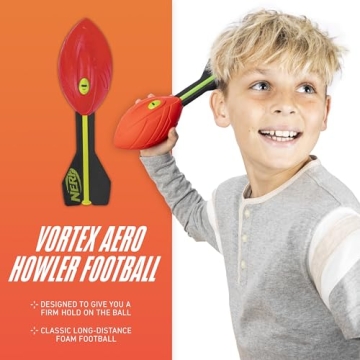 NERF Vortex Aero Howler Foam Football for Kids