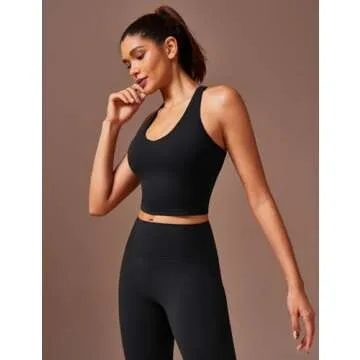 IUGA Adjustable Workout Tank Tops with Built-in Bra