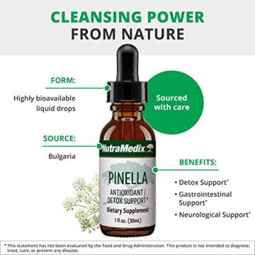 NutraMedix Pinella Liquid Drops for Brain Detox & Focus