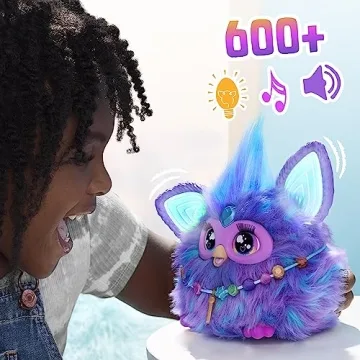 Furby Purple Interactive Plush Toy with Accessories