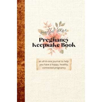 Guided Pregnancy Journal Memory Book for Expecting Moms - Mindful Pregnancy Planner - Weekly Monthly...