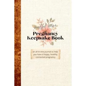 Guided Pregnancy Journal Memory Book for Moms - Mindful Pregnancy Planner