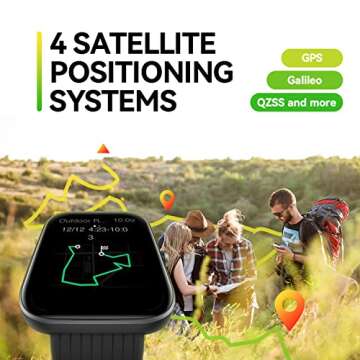 Amazfit Bip 3 Pro Smart Watch for Men, GPS, 14-Day Battery Life, Activity Fitness Tracker with 60+ Sports Modes, Water Resistant, Sleep & Heart Rate Monitor, for Android Phone & iPhone, White