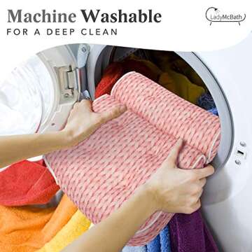 Lady McBath Bath Pillow - Luxury Support for Relaxation