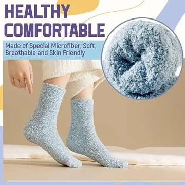 Cozy DoSmart Fuzzy Socks for Women - Perfect Gift!