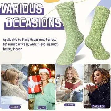 Cozy DoSmart Fuzzy Socks for Women - Perfect Gift!