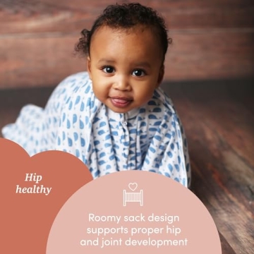 SleepingBaby Zipadee-Zip Swaddle for 6-12 Months