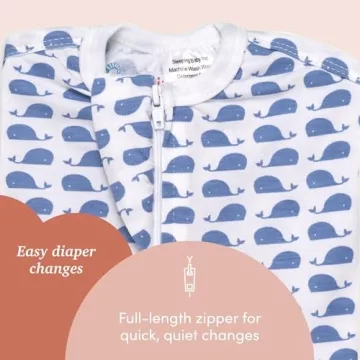 SleepingBaby Zipadee-Zip Swaddle for 6-12 Months
