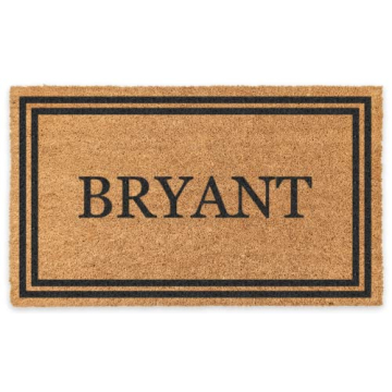 Personalized Coir Door Mat - Elegant & Functional
