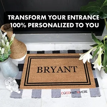 Personalized Coir Door Mat - Elegant & Functional