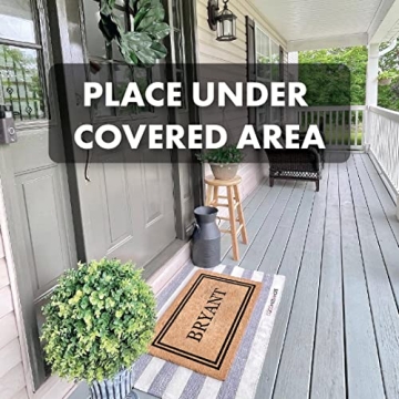 Personalized Coir Door Mat - Elegant & Functional
