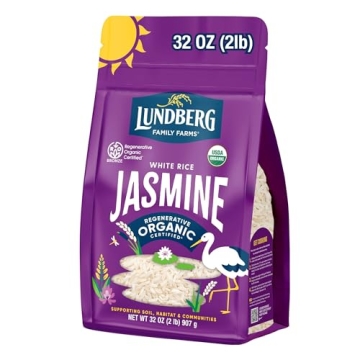 Lundberg Family Farms Organic Jasmine Rice - Aromatic & Versatile