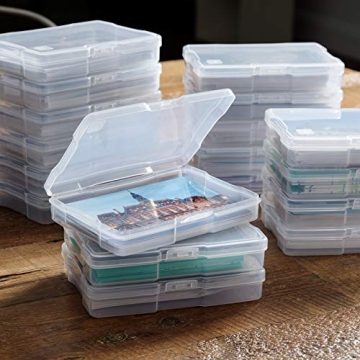 IRIS Clear Photo and Craft Storage Cases Set of 10