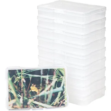 IRIS Clear Photo and Craft Storage Cases Set of 10