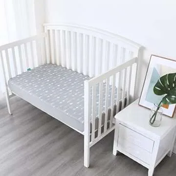 Soft Fitted Crib Sheets 4 Pack - Gentle Microfiber Baby Bedding