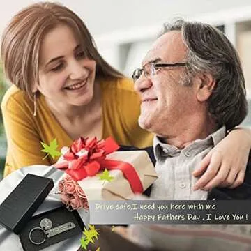Drive Safe Keychain Gifts for Boyfriend, Husband, Dad