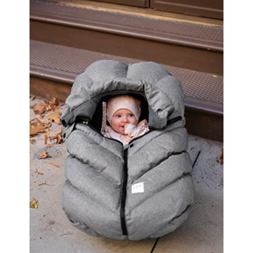 7AM Infant Car Seat Cover - Water-Repellent, Universal Fit