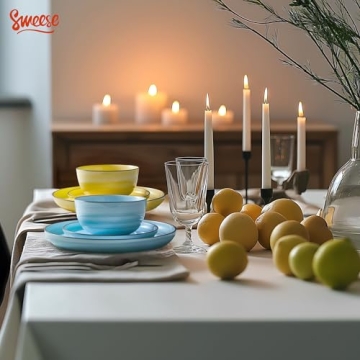 Sweese 18-Piece Dinnerware Set - Durable & Stylish Dinner Plates