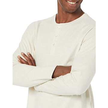 Amazon Essentials Men's Long Sleeve Henley - Comfort & Style