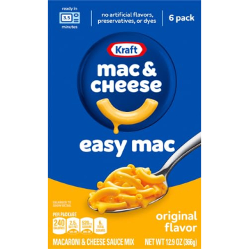 Kraft Easy Mac Original Macaroni & Cheese Dinner