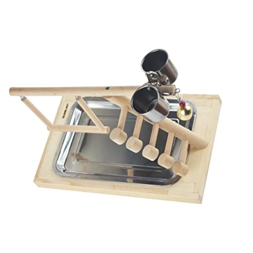 GUANLANT Bird Play Stand for Conures Budgies Ideal Play Gym