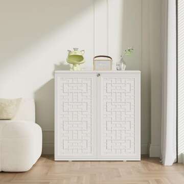 KINYING Outdoor Storage Cabinet Waterproof, Resin 60 Gallon Deck Box for Patio Furniture Cushions, G...