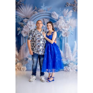 Fuchsia 3D Butterfly Tulle Prom Dress for Women 2024