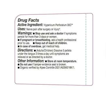 Organic OLLOIS Hypericum Perforatum 30c for Pain Relief