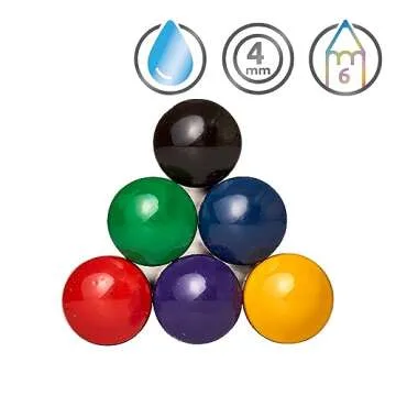 Derwent Inktense Pencils Set, 6 Vibrant Colors for Artists