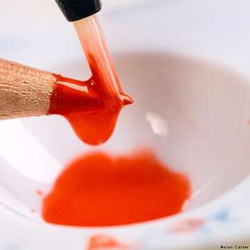 Derwent Inktense Pencils Set, 6 Vibrant Colors for Artists