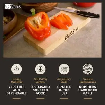 John Boos Block 10x5 Reversible Wood Cutting Board