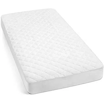 Organic Bamboo Waterproof Crib Mattress Protector by Baby&Brooke