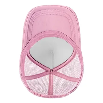 SeanAshby Yellow Smile Adjustable Trucker Cap for Women